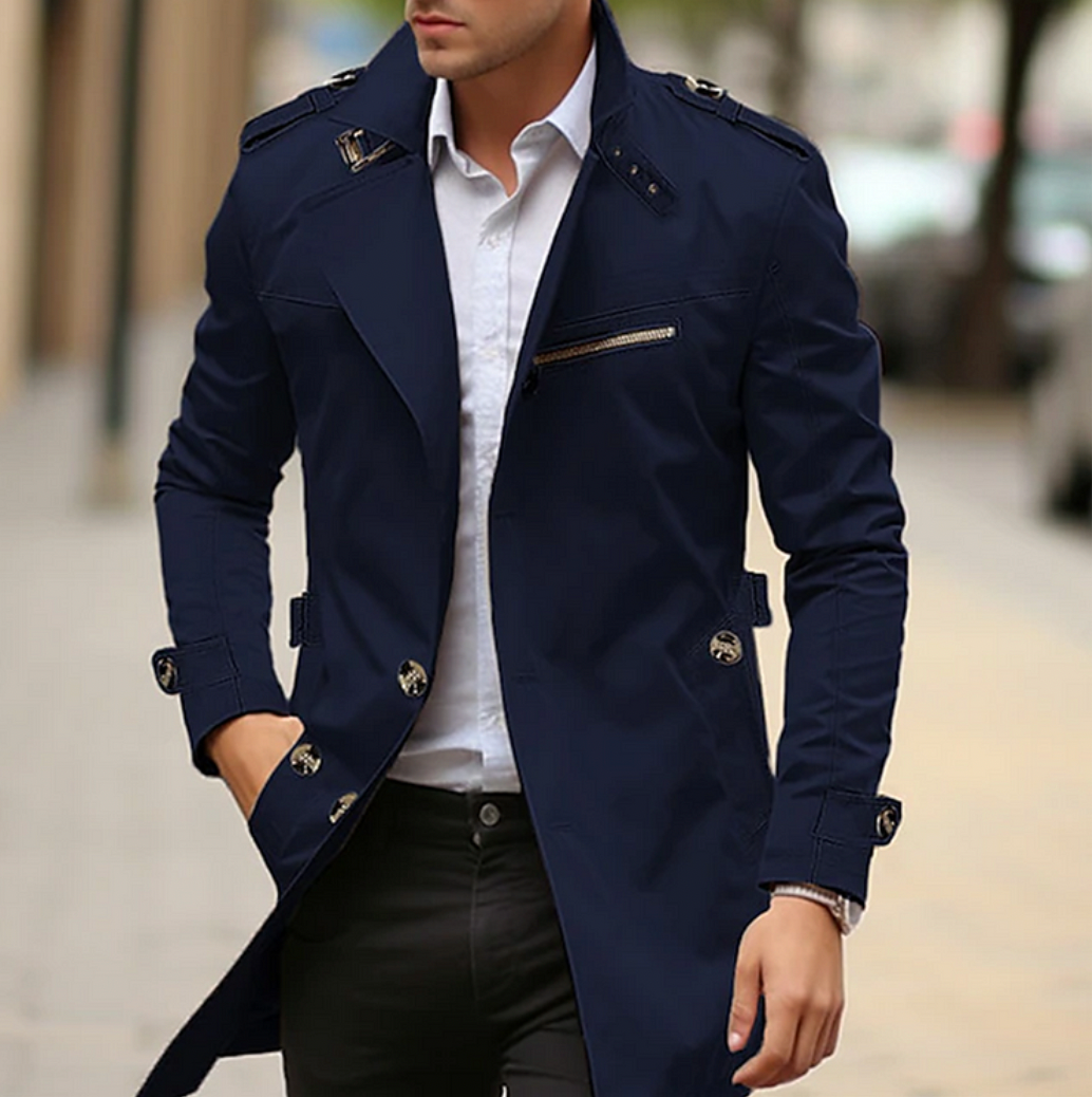 Elliot | Classic Elegant Overcoat