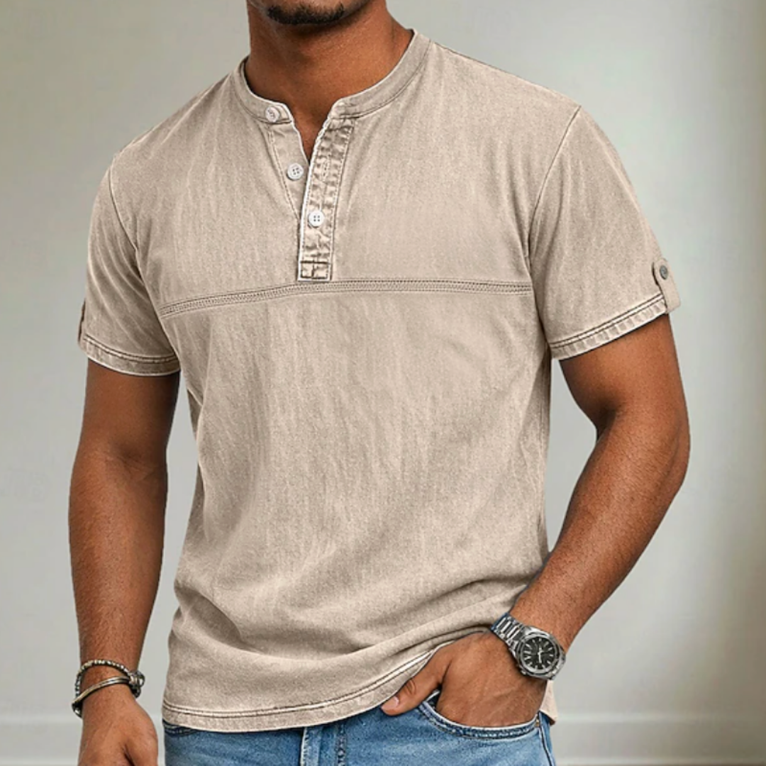 Dean | Vintage Henley T-Shirt