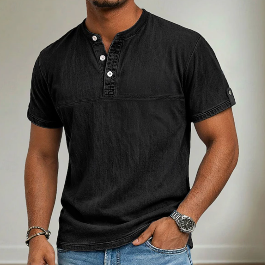 Dean | Vintage Henley T-Shirt