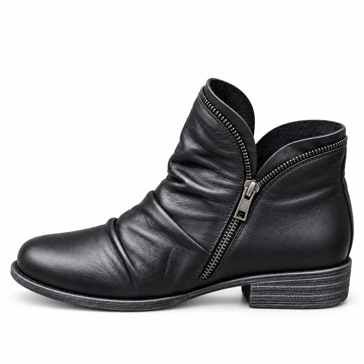 Tabitha | Side-Zip Slouch Booties