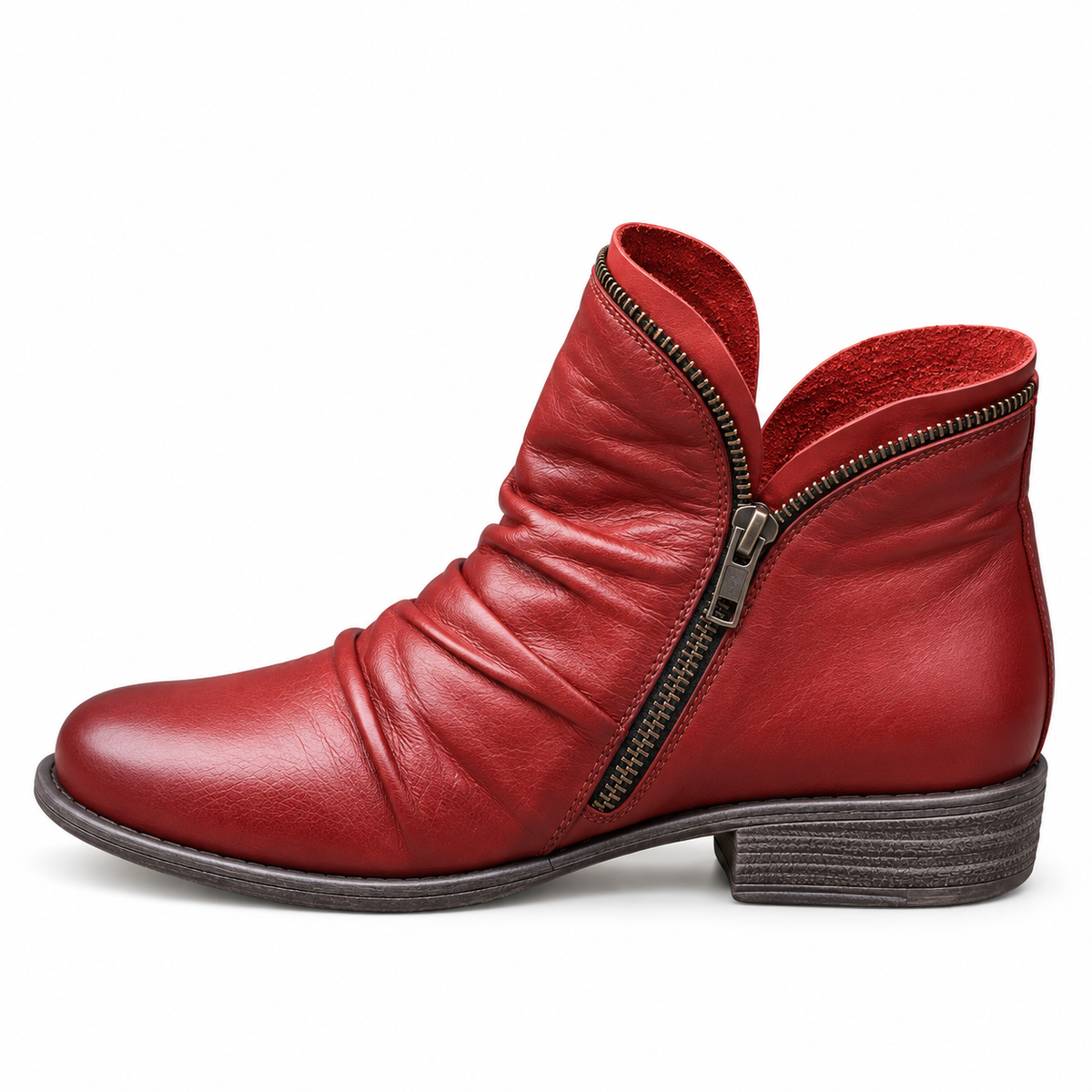 Tabitha | Side-Zip Slouch Booties