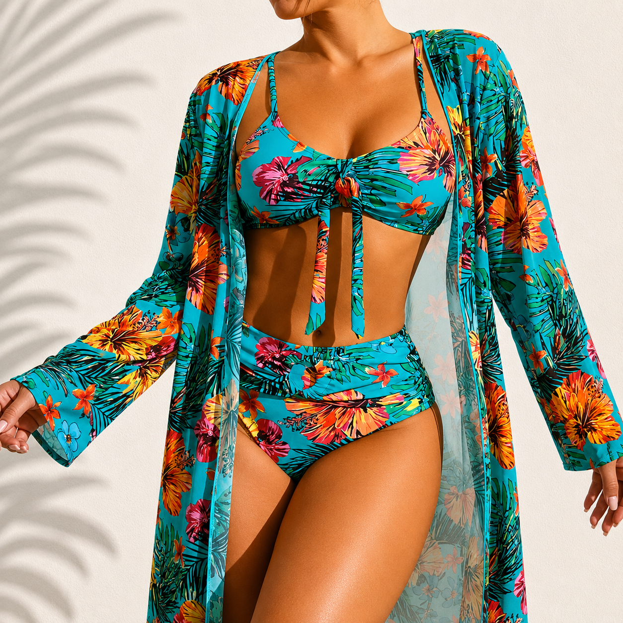 Marisol | Tropical Print Bikini Set