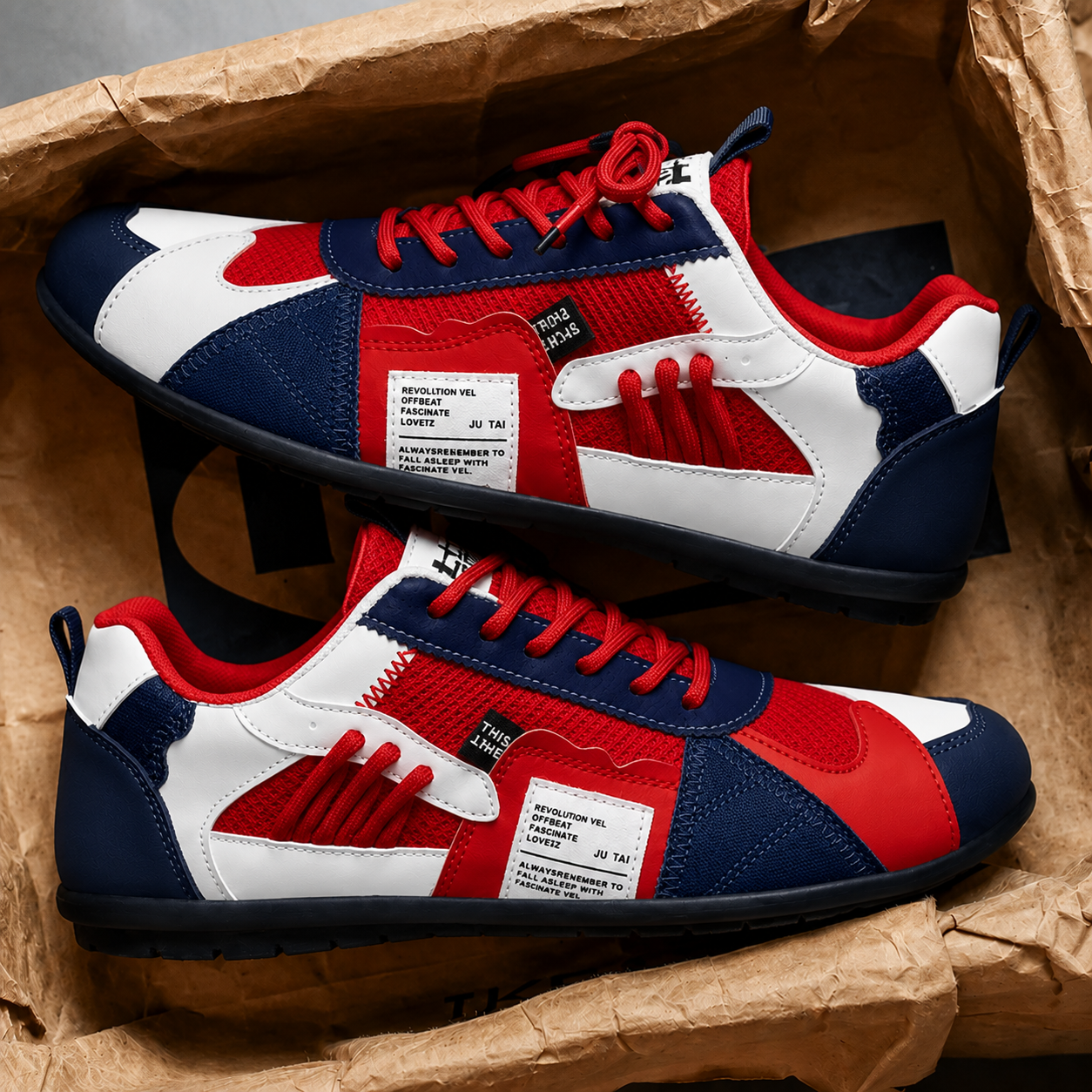 Diego | Retro Color-Block Sneakers