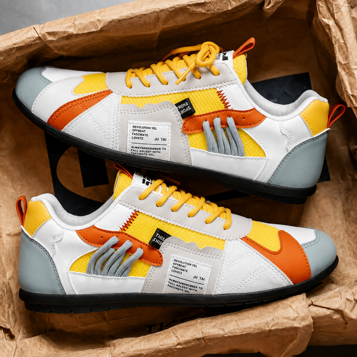 Diego | Retro Color-Block Sneakers