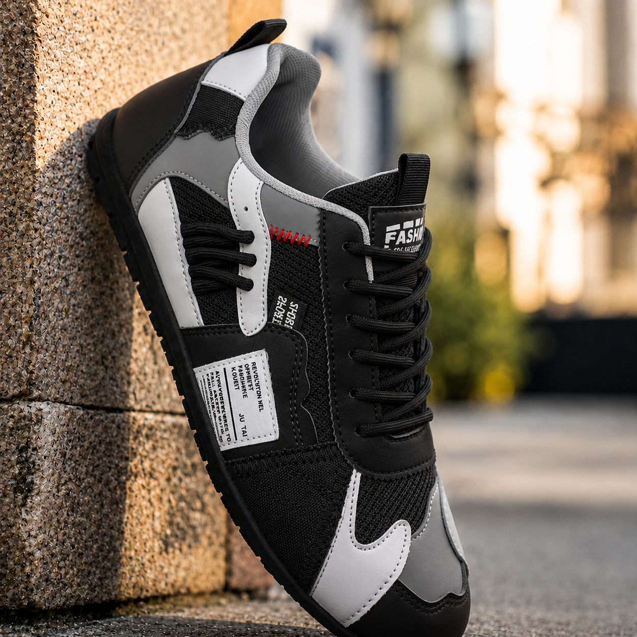 Diego | Retro Color-Block Sneakers