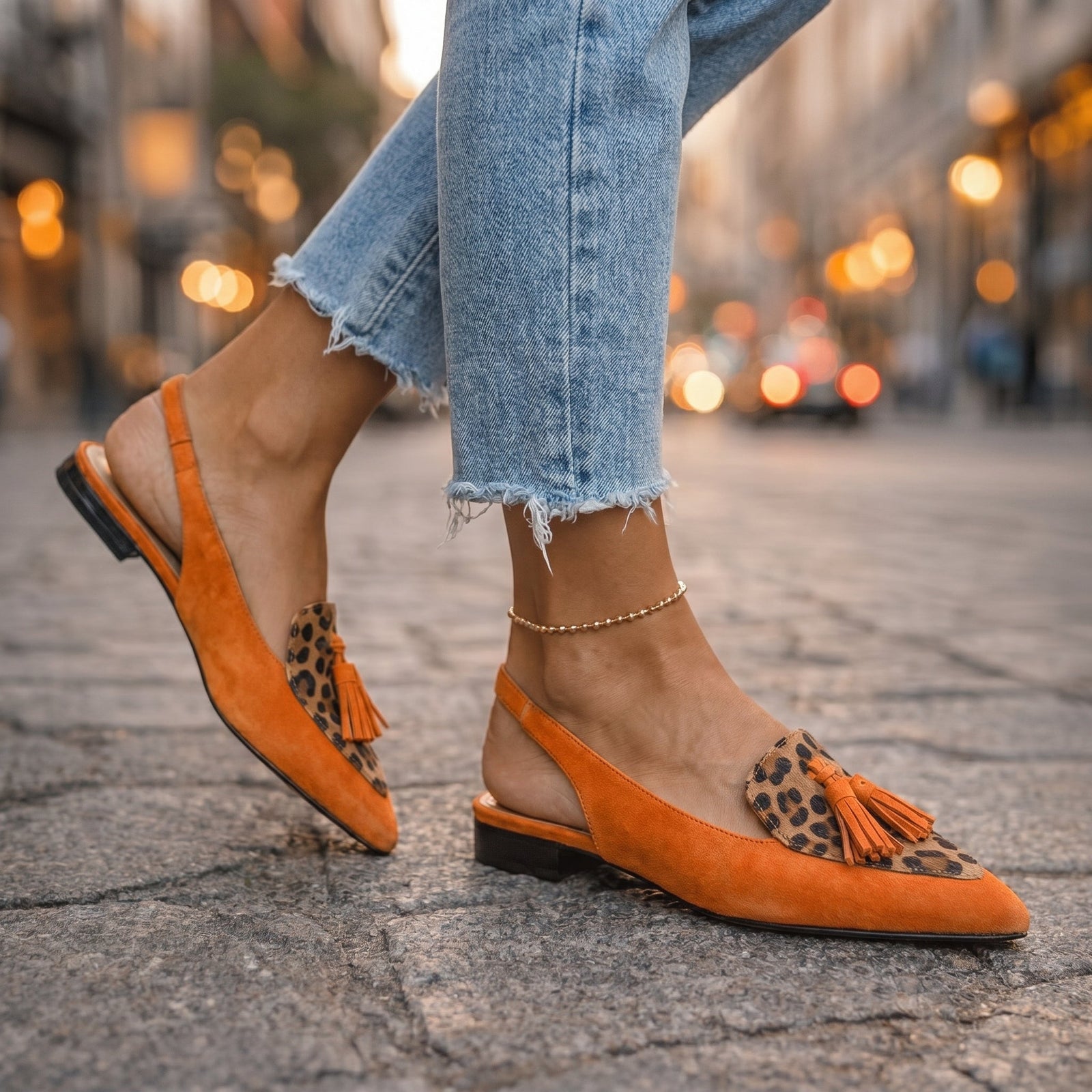 Eliza | Woven Tassel Strap Sandals
