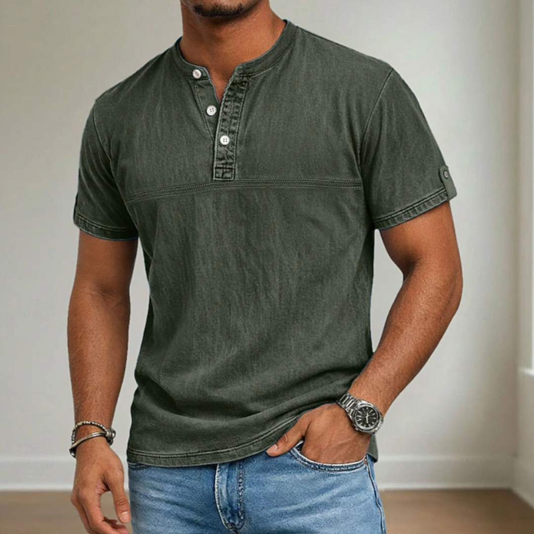 Dean | Vintage Henley T-Shirt