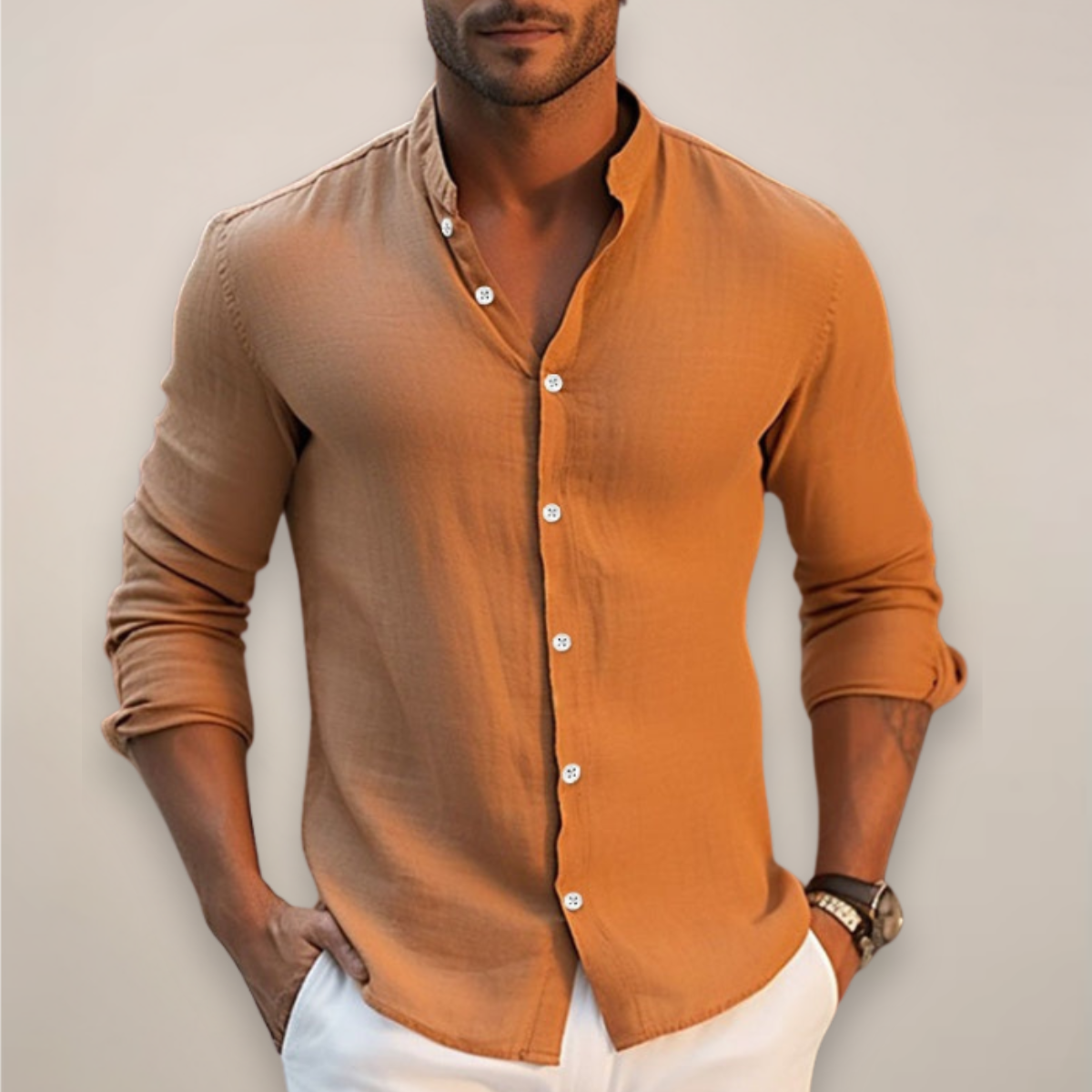 Norman | Men's Casual Button-Up Summer Shirt — Relaxed