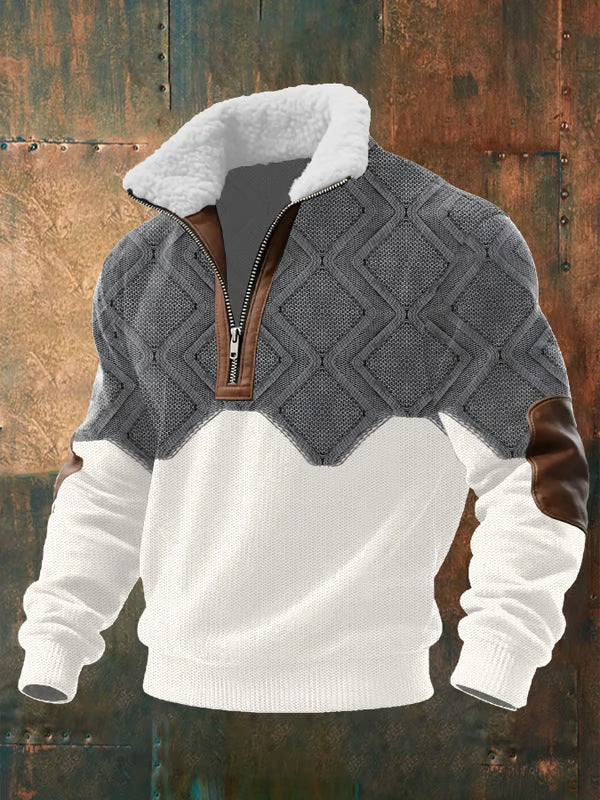 Orson | Sherpa-Lined Collar Sweater