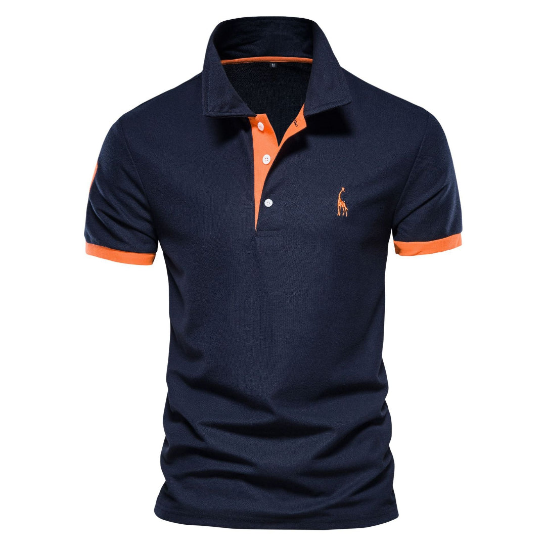 Giuseppe cc | Men's Modern Slim-Fit Polo Shirt