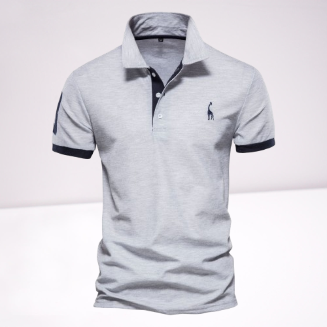 Giuseppe cc | Men's Modern Slim-Fit Polo Shirt