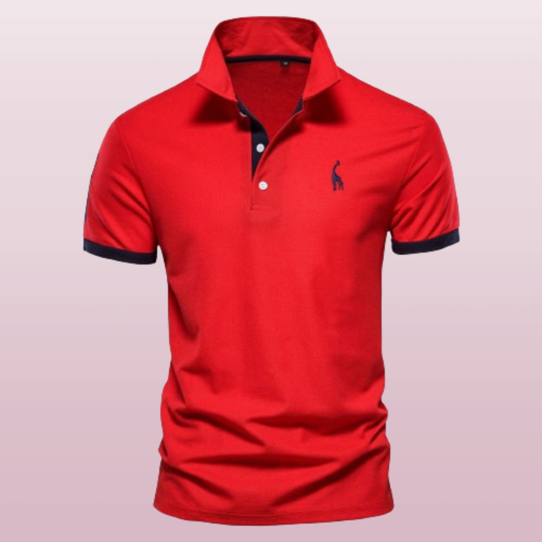 Giuseppe cc | Men's Modern Slim-Fit Polo Shirt