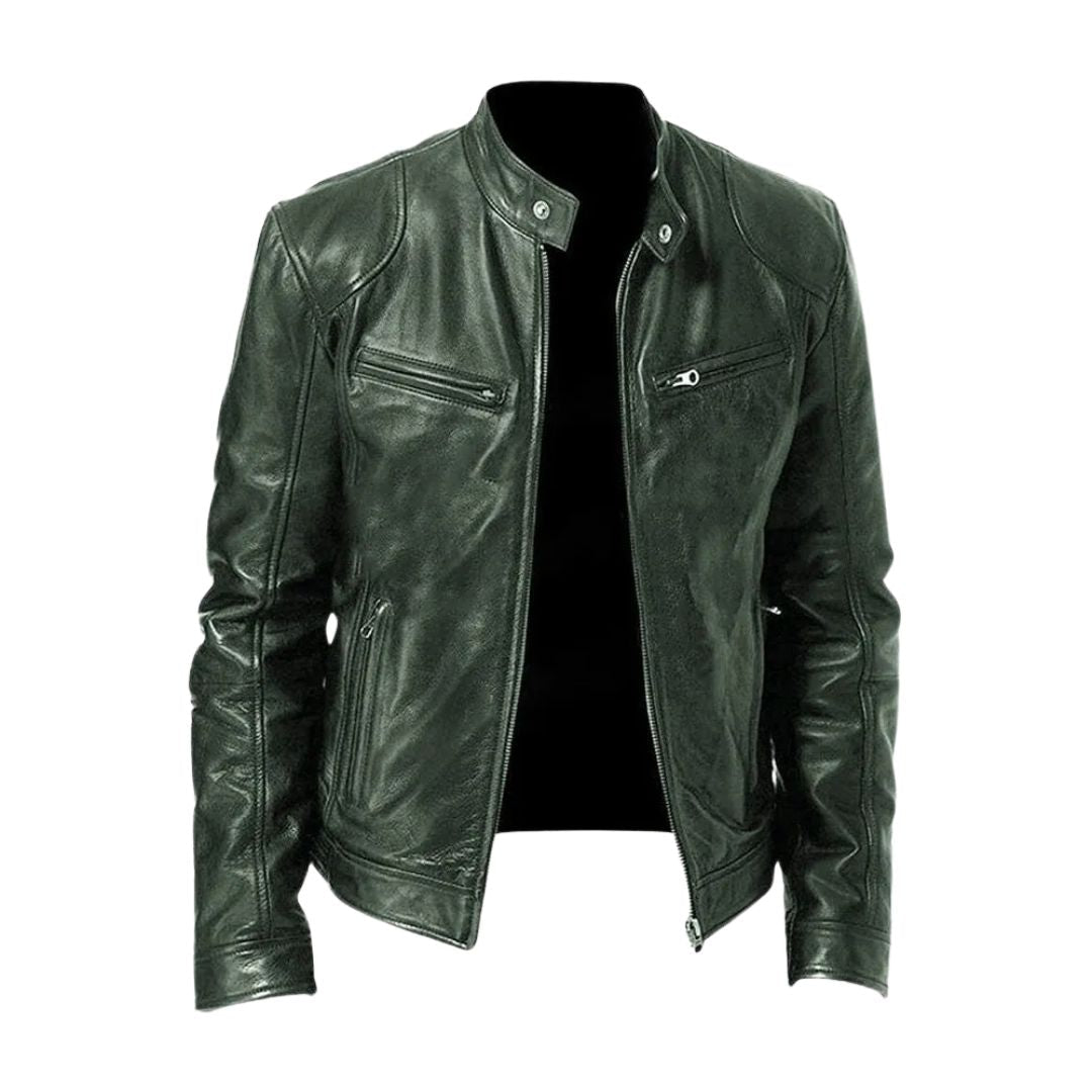 Harlan | Classic Leather Jacket