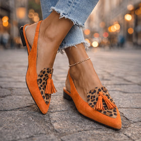 Orange & Leopard