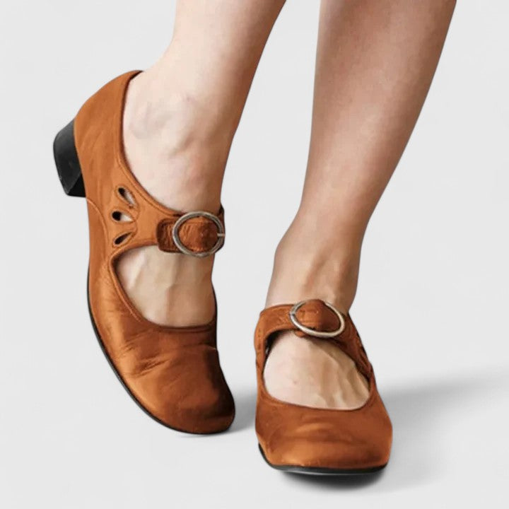 Celestine | Elegant Round-Toe Heels