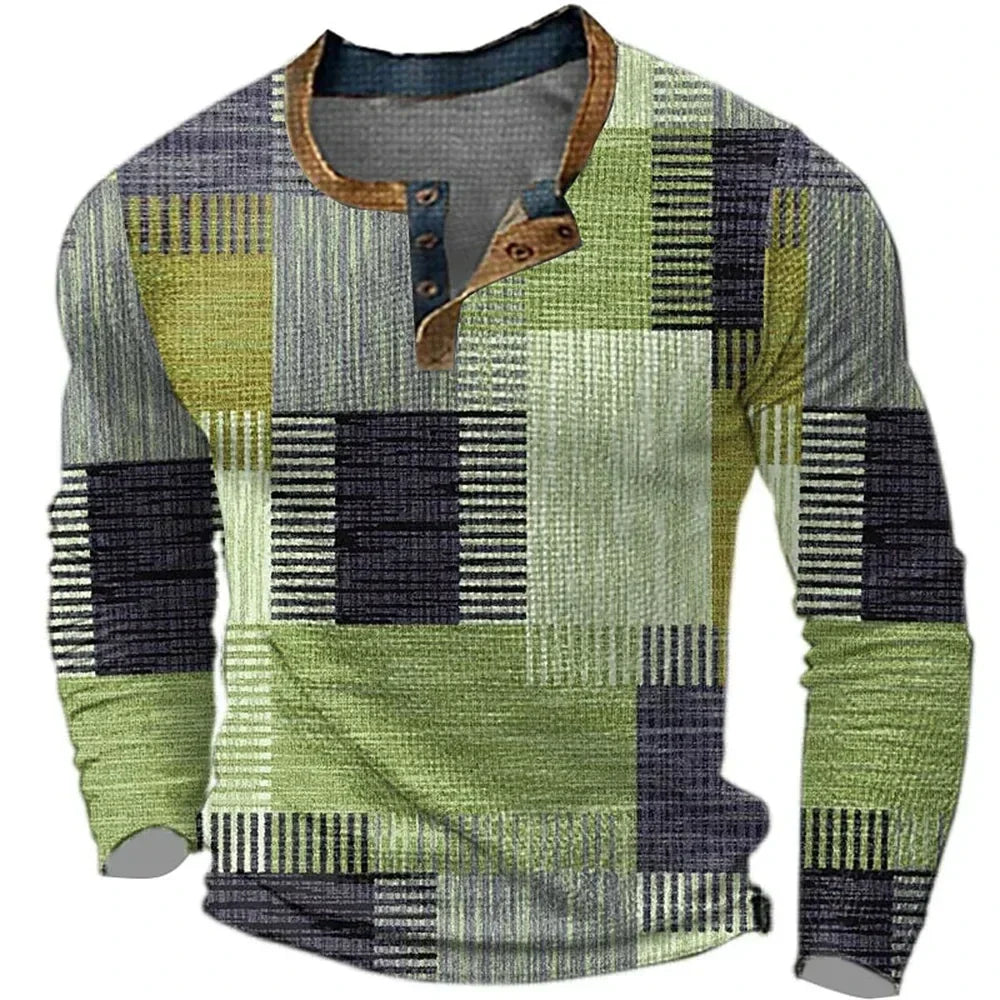 Dylan | Men's Multicolor Long Sleeve Casual Shirt
