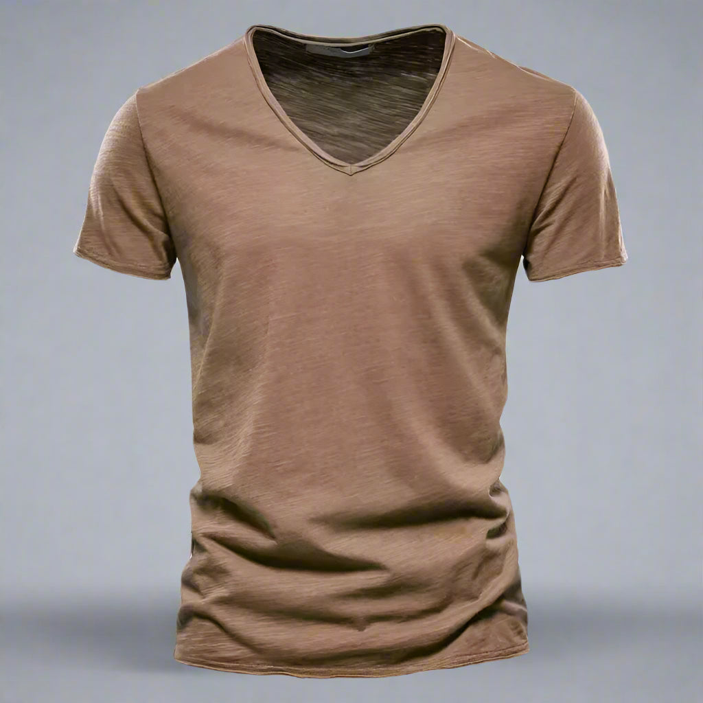 Winslow | Men's Soft V-Neck Tee — Slim Tailored Fit