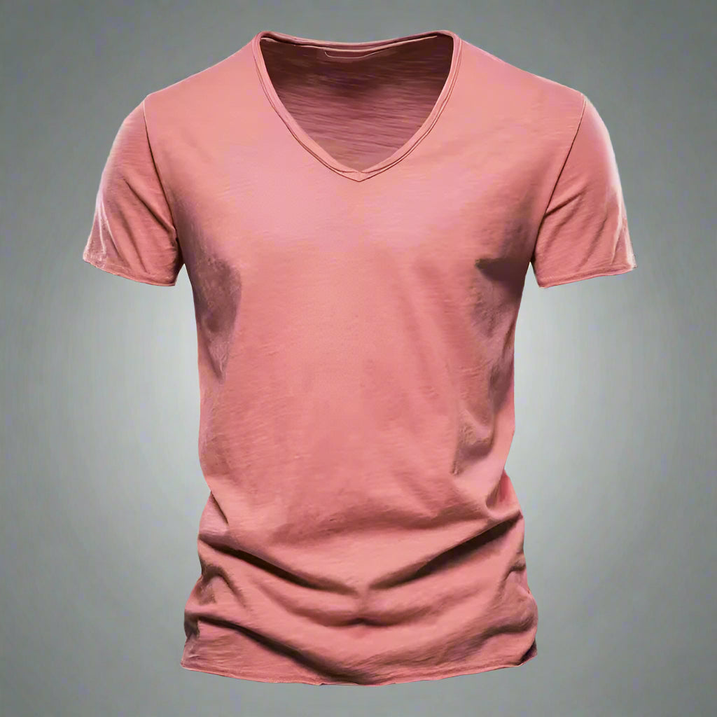 Winslow | Men's Soft V-Neck Tee — Slim Tailored Fit