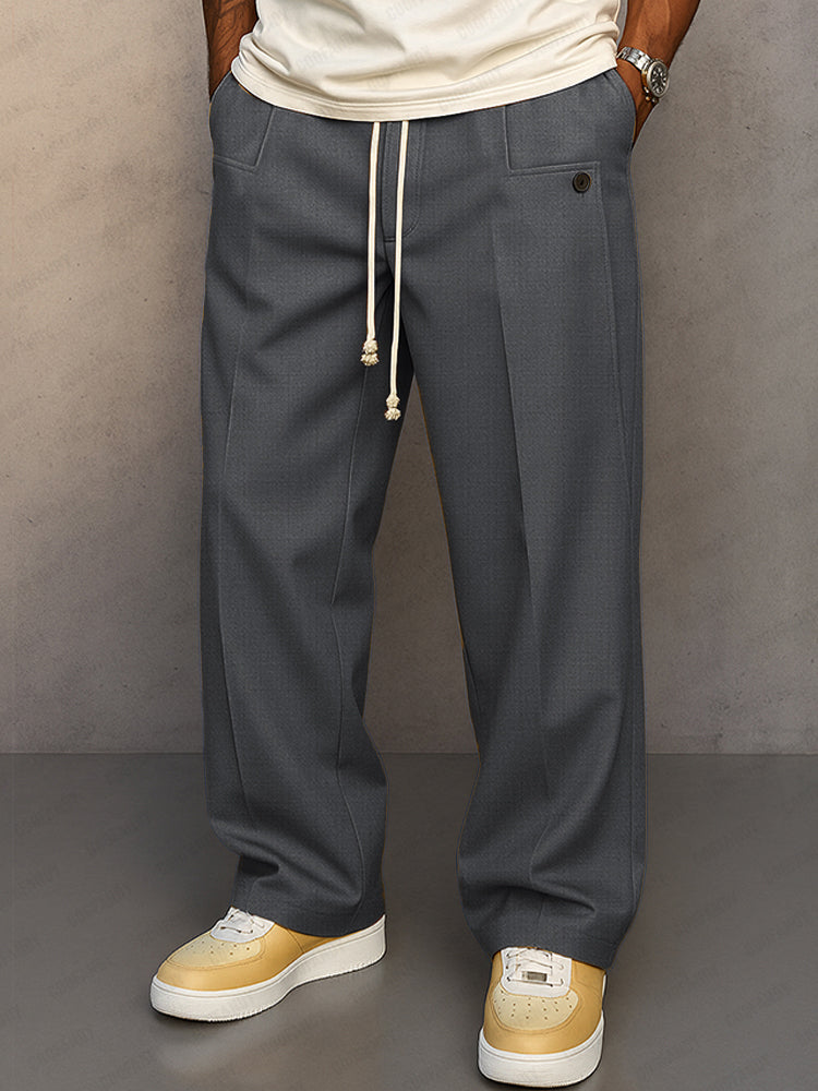 Arthur | Men's Relaxed Fit Trousers — Smart Casual Style
