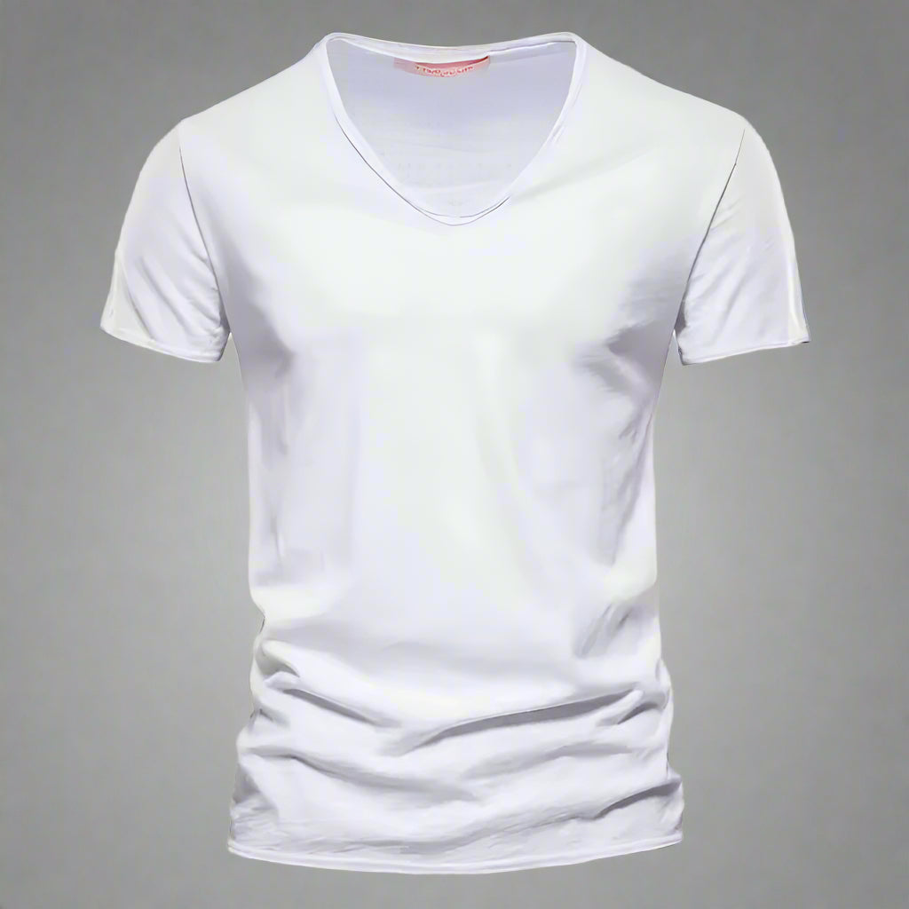 Winslow | Men's Soft V-Neck Tee — Slim Tailored Fit