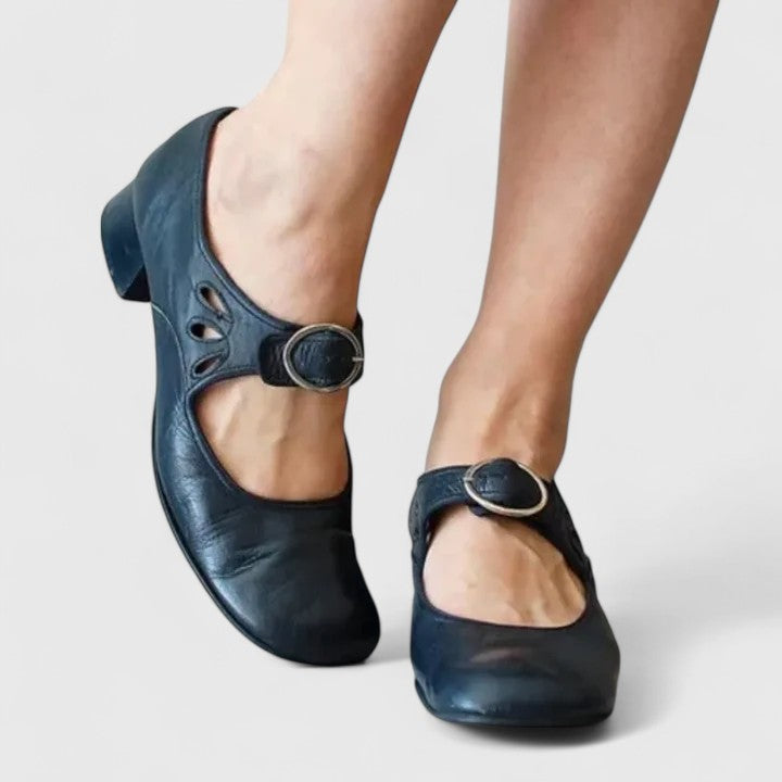Celestine | Elegant Round-Toe Heels