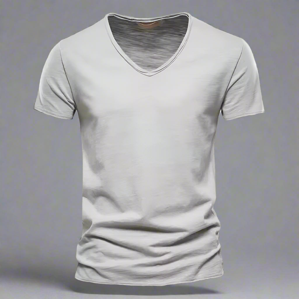 Winslow | Men's Soft V-Neck Tee — Slim Tailored Fit