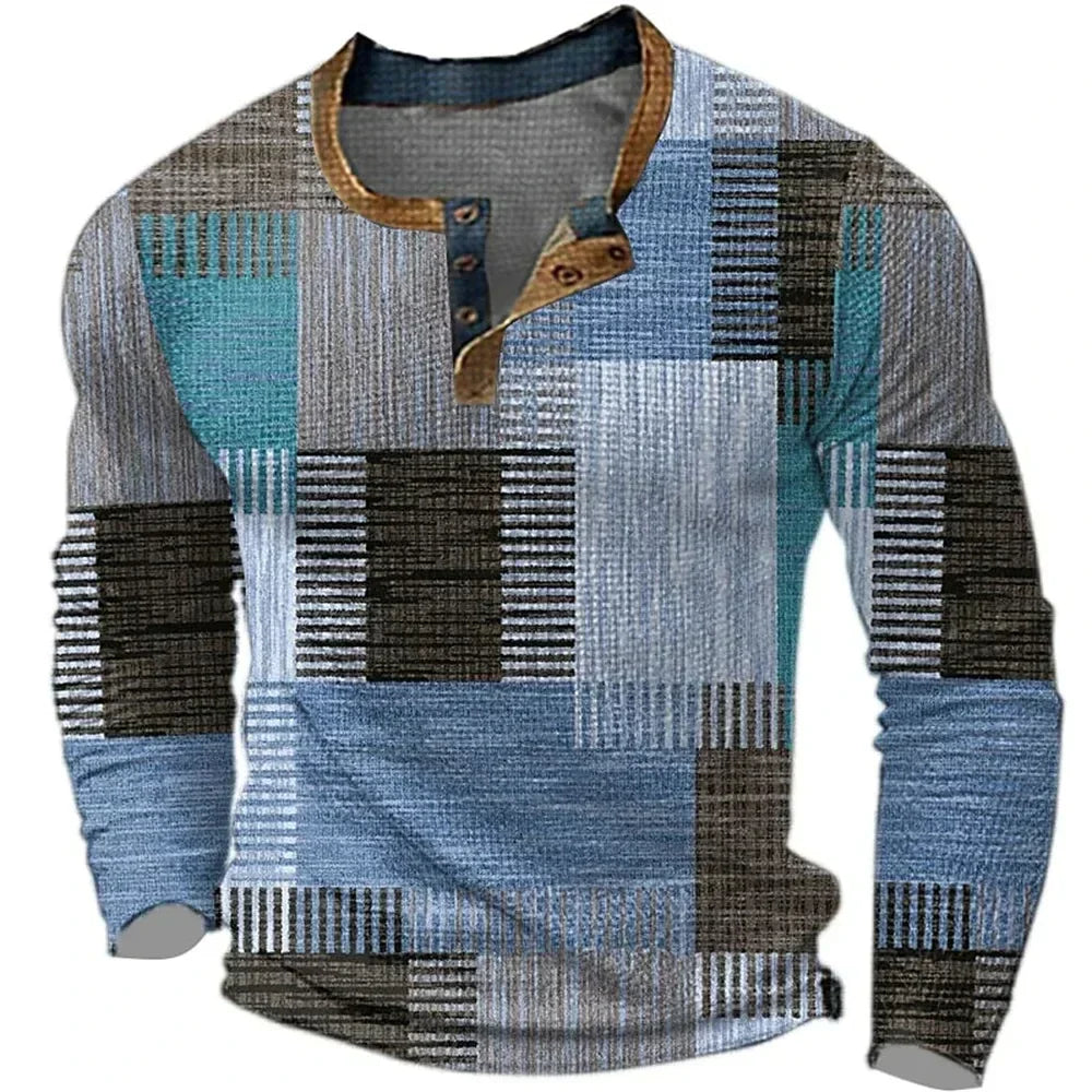 Dylan | Men's Multicolor Long Sleeve Casual Shirt