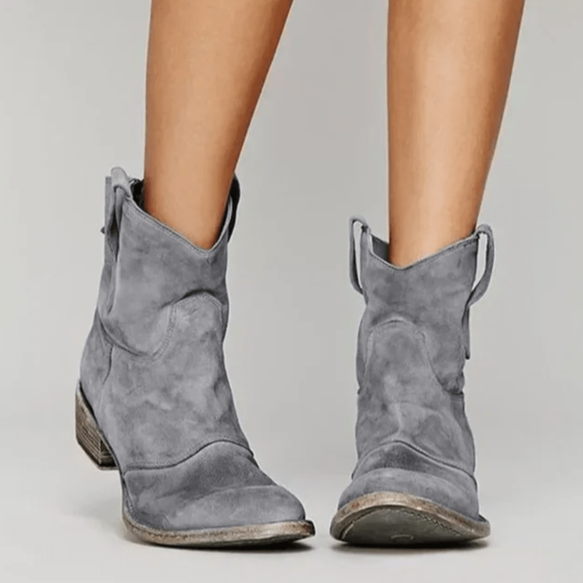 Natasha | Cotton and Suede Everyday Boots