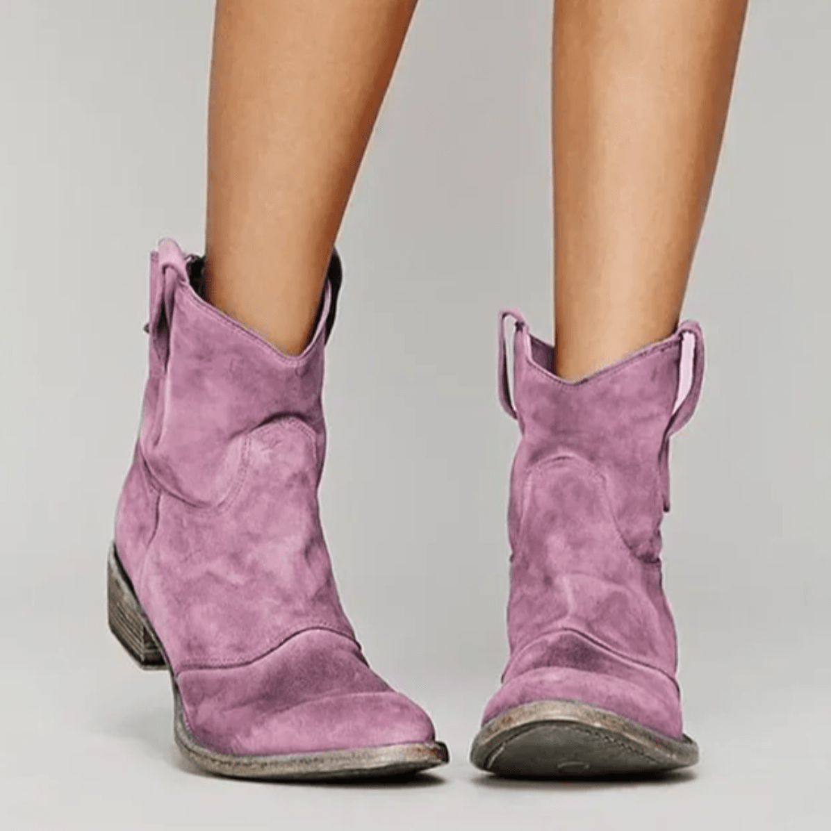 Natasha | Cotton and Suede Everyday Boots