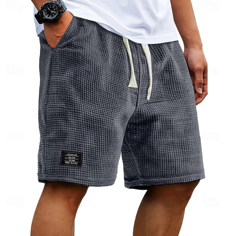 Steven | Casual Waffle Summer Shorts