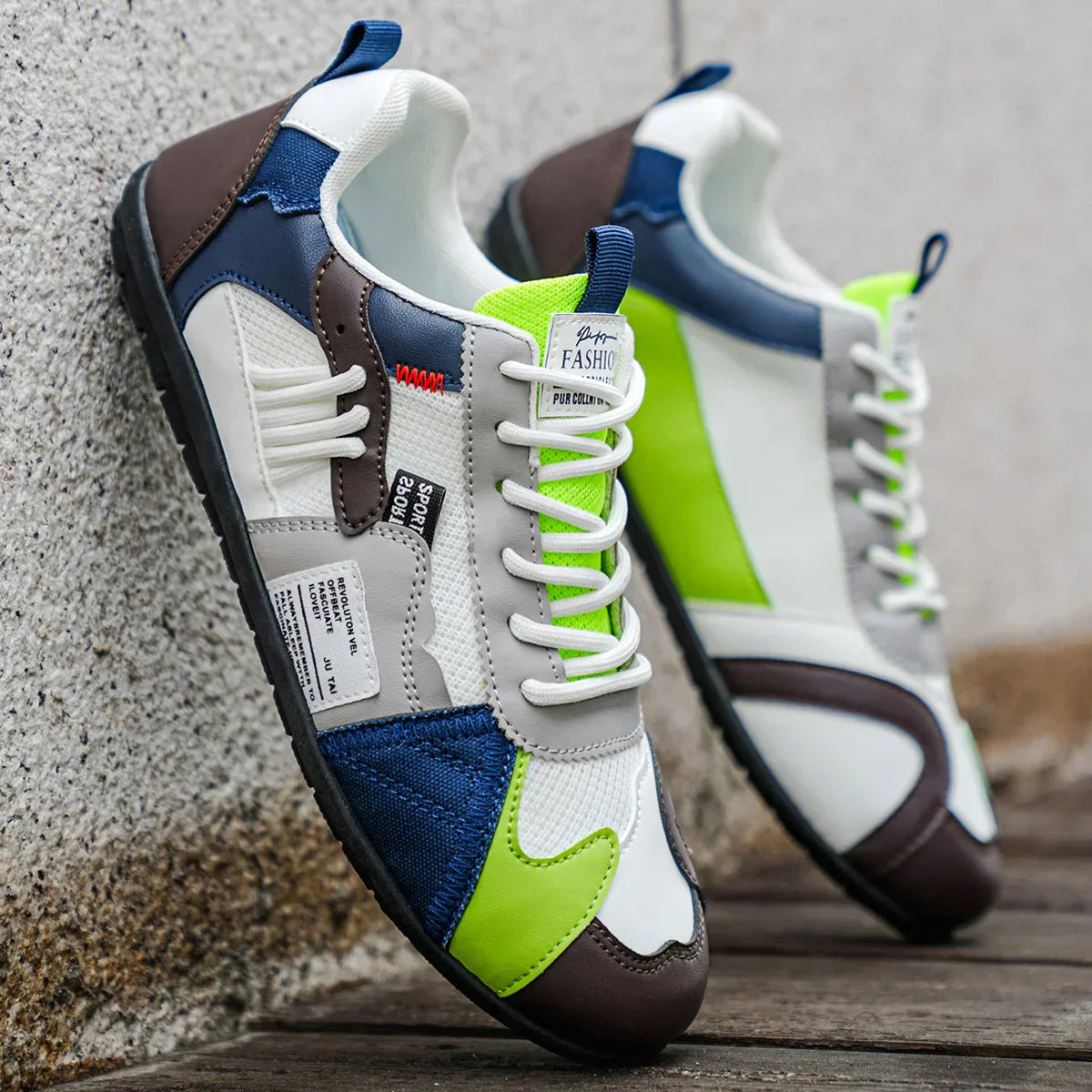 Diego | Retro Color-Block Sneakers