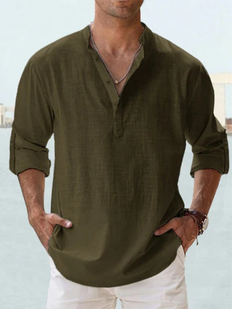 Marcus | Breathable Linen Shirt