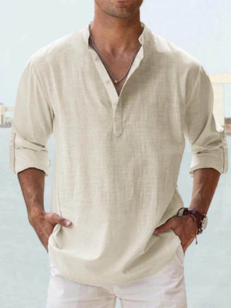 Marcus | Breathable Linen Shirt