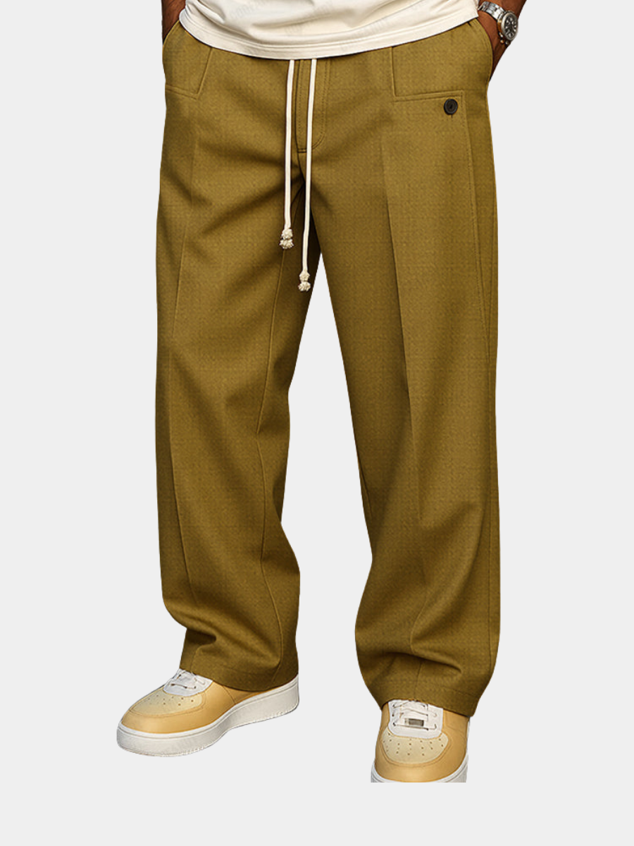 Arthur | Men's Relaxed Fit Trousers — Smart Casual Style