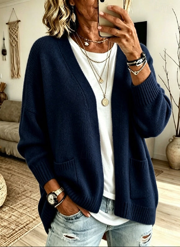 Juniper | Soft Cotton Open-Front Cardigan