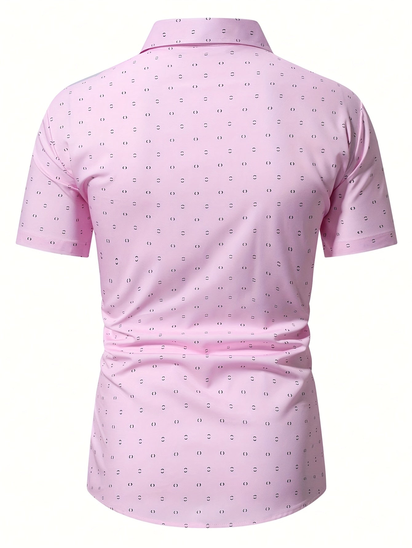 Aaron | Printed Short Sleeve Shirt for Tailored Summer Style