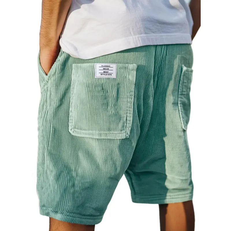 Owen | Men's Relaxed Casual Shorts — Textured Style