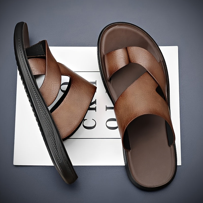 Cosimo | Men's Cross-Strap Leather Sandal
