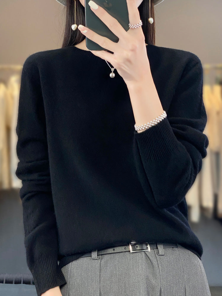 Cordelia | Timeless Wool Knit Sweater