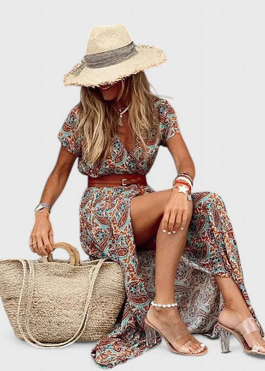 Alleta | Sophisticated Maxi Dress for Summer
