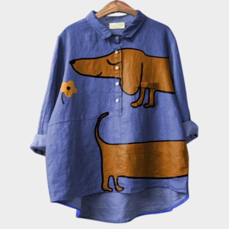 Audrey | Artistic Button-Up Shirt