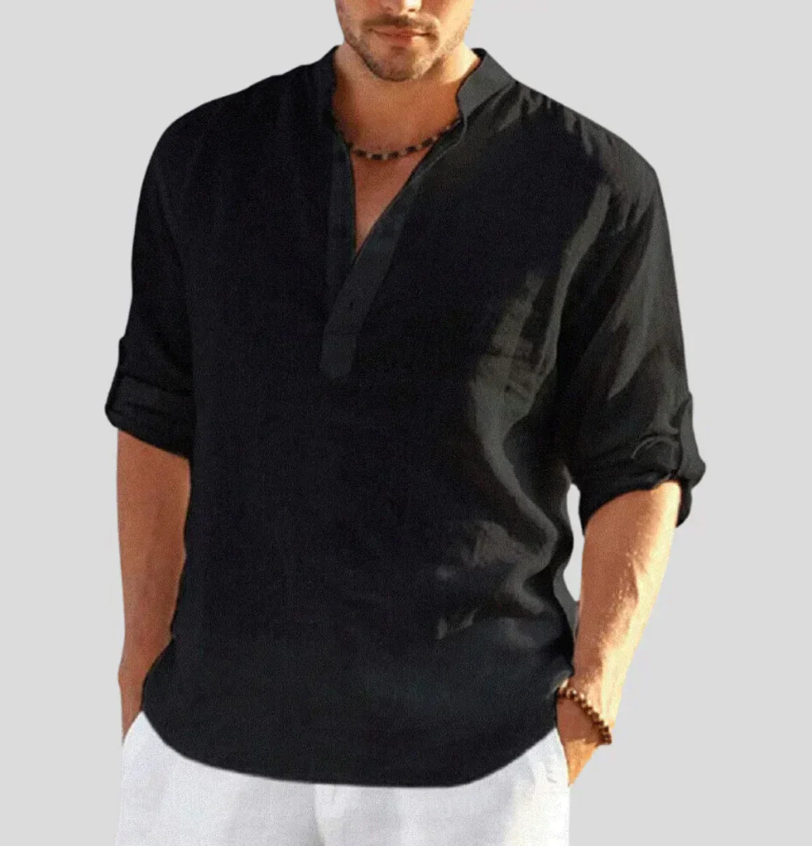 Dalton | Men's Luxe Summer Shirt — Relaxed Refined Fit
