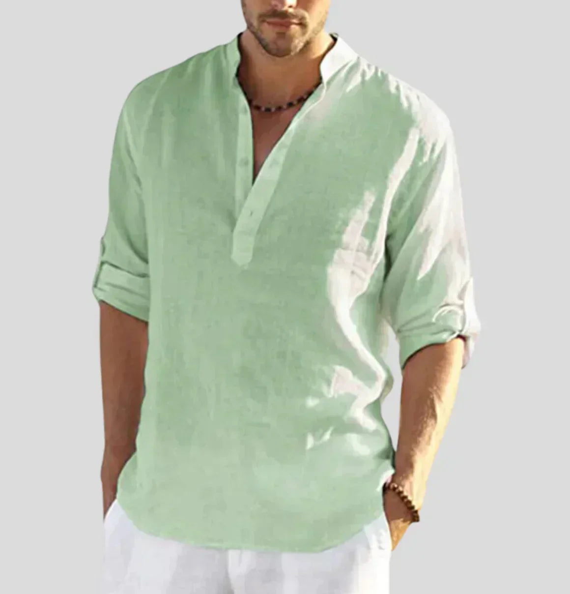Dalton | Men's Luxe Summer Shirt — Relaxed Refined Fit