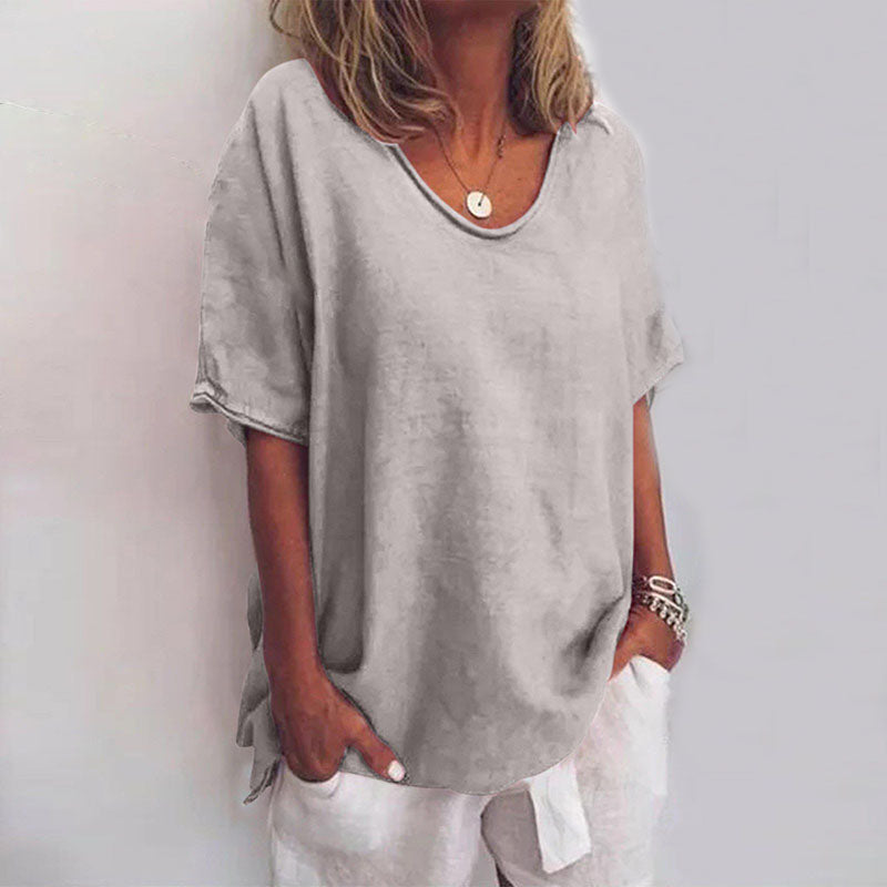 Rosalie | Relaxed Fit Cotton Tee