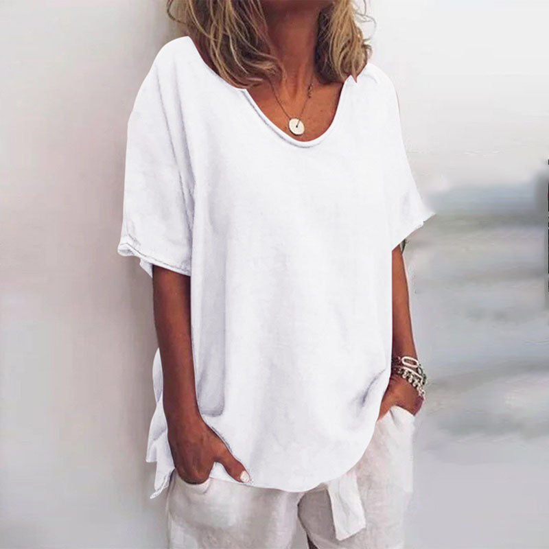 Rosalie | Relaxed Fit Cotton Tee