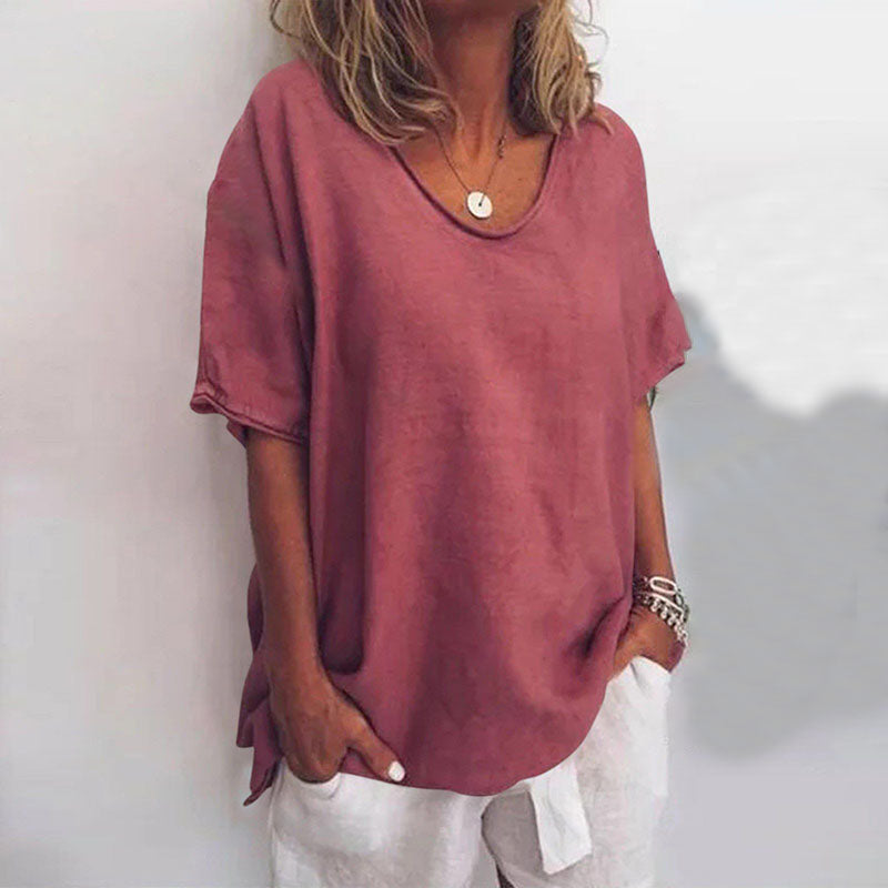 Rosalie | Relaxed Fit Cotton Tee