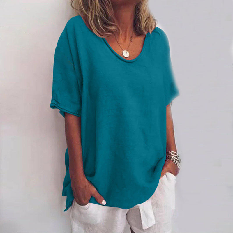 Rosalie | Relaxed Fit Cotton Tee