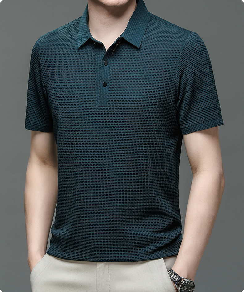 Henry | Men's Luxury Polo Shirt — Elegant & Breathable