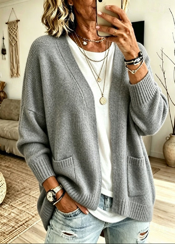 Juniper | Soft Cotton Open-Front Cardigan