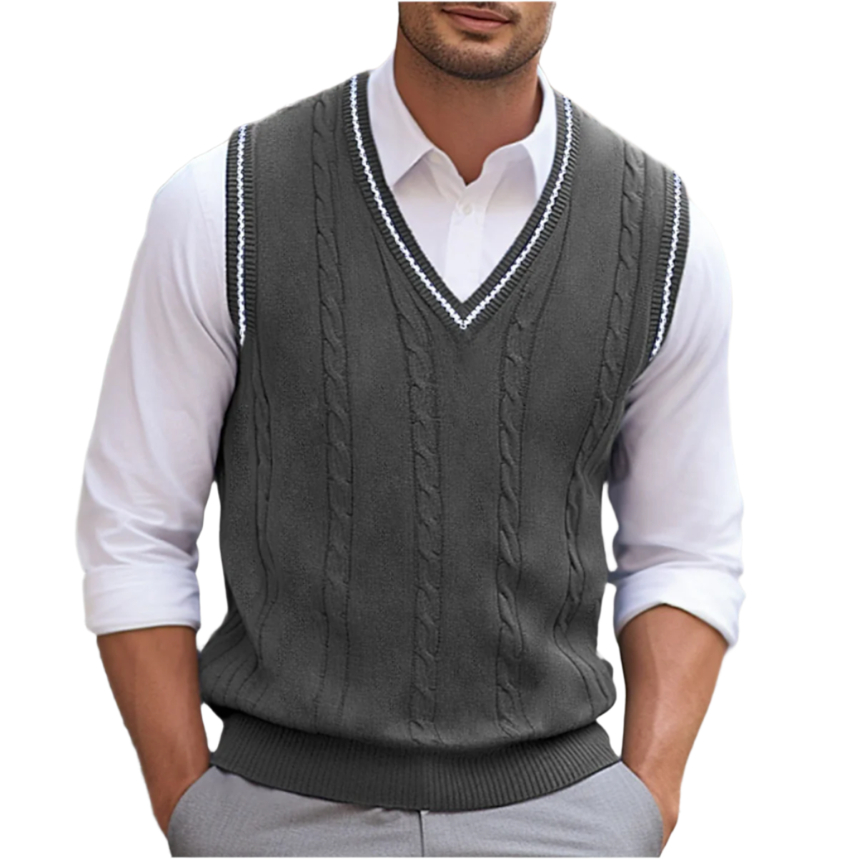 Rowan | Versatile Sleeveless Wool Vest